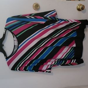 Plus size side tie blouse